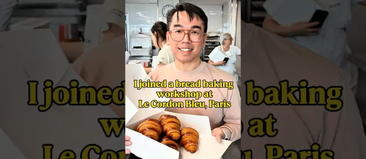 My Le Cordon Bleu experience | @wondarpaul #lecordonbleu #baking #croissant #pastry