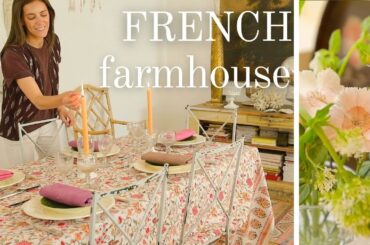 71 - Transforming Antique French Linen in Spring Colors & A Countryside Dinner Table