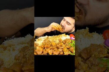 ASMR EATING SPICY 🔥🥵 BEEF CURRY #mukbang #asmreating #food #eatingsounds #youtubeshorts #ytshorts