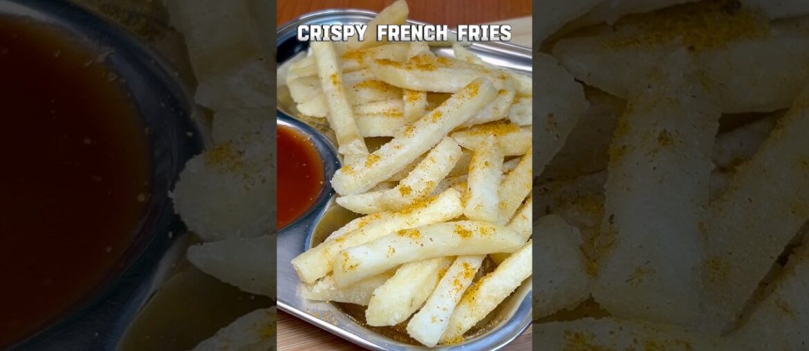 🍟 Crispy French Fries | The Largest French Fries 🔥 #shorts #asmr #recipe #asmr