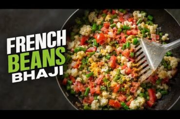 Aaj maine bnaya French beans ki bhaji