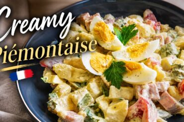 Creamy French Potato Salade 🇨🇵 Piemontaise Easy and Delicious