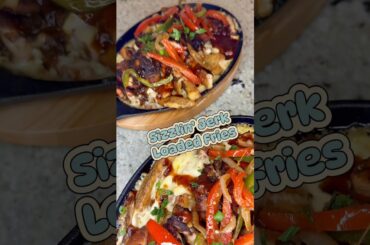 Sizzlin’ Jerk Loaded Fries! 🔥🔥🔥 #foodie #recipe #amazonmusthaves #shorts #viral #cooking