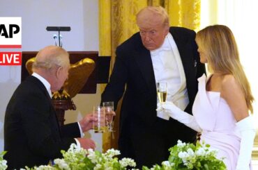 LIVE: Trump hosts King Charles III for White House state dinner (full)