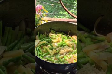 Besan fali ki sabji recipe 🥒| বরবটি সবজি রেসিপি #shortsfeed#shorts#viral#french