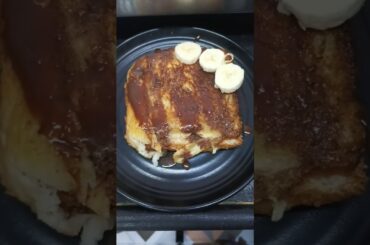french Banana Toast recipe 😋 #ytshorts #shorts #recipe #bananatoast #viralvideo #viralrecipe