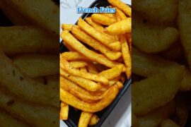 Perfect French Fries at Home 😋 #trendingvideo #recipe #food #frenchfries #potatorecipe #cornstarch