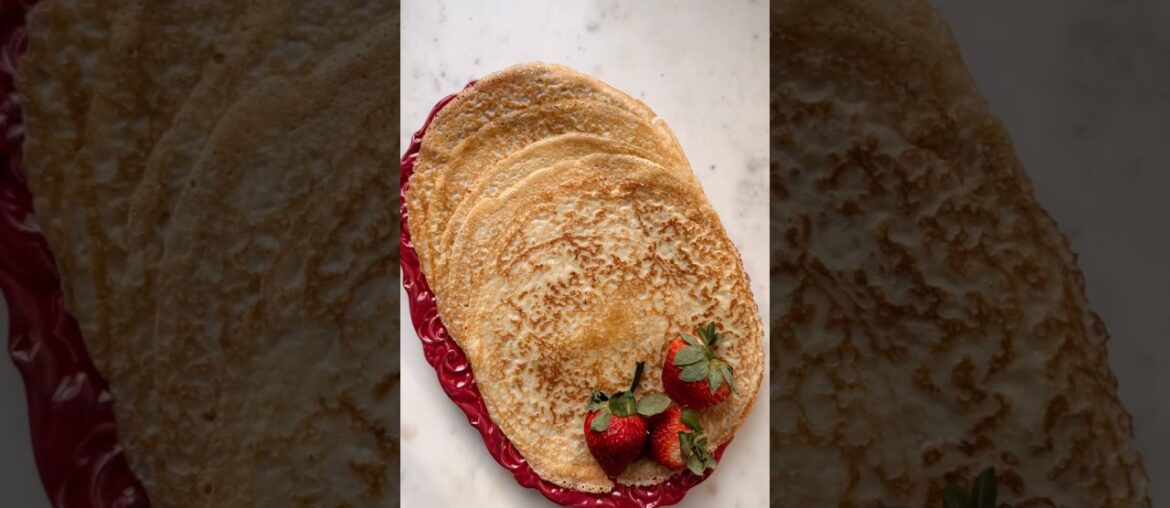 Best French Crepe Recipe.Perfect for brunch or snack! #frenchcafe #authenticfrench #frenchfood
