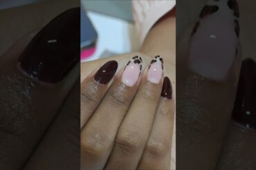 cute wine French Manicure nailart #nails#nailart#shorts#viral#trending#gelnails