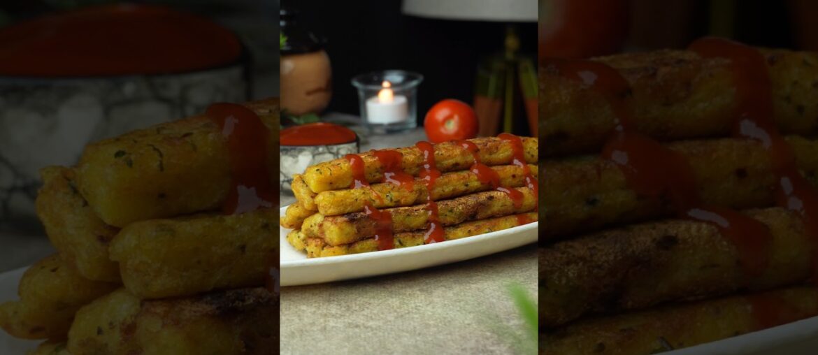 Crispy Japanese Long Fries | Better Than French Fries? 😍🍟 #shorts