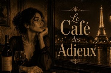 Le Café des Adieux — Emotional French Song | Paris Night Ambience