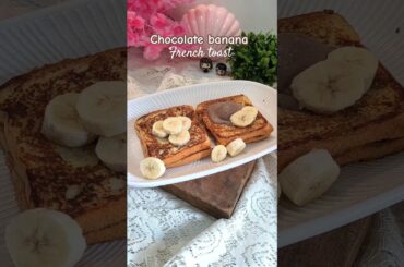 Banana french toast/ French toast recipe/ easy breakfast ideas/ viral french toast #shorts#fyp #asmr