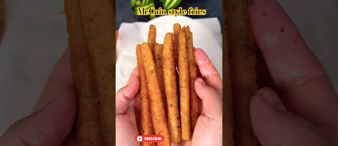 Freezer Mein Rakha Aloo Aur Ban Gaye McCain Style Crispy Fries! 🍟🤯 | Homemade Frozen Fries Freezer Mein Rakha Aloo Aur Ban Gaye McCain Style Crispy Fries! 🍟🤯 | Homemade Frozen Fries