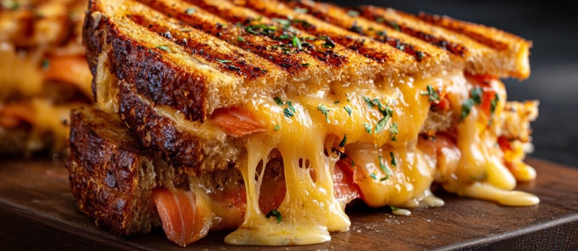 Crispy Smoked Salmon & Cheese French Toast Sandwich | Ultimate Cheesy Panini Recipe Crispy Smoked Salmon & Cheese French Toast Sandwich | Ultimate Cheesy Panini Recipe