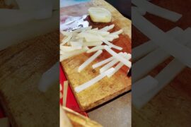 How to cut the potato b#shorts #viral #youtube #french #recipe #kids #girl