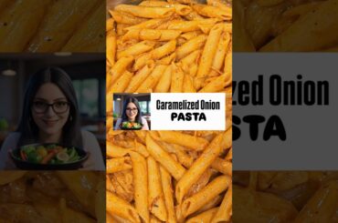 4 ingredients Gourmet Pasta Recipe 🧡 Creamy Caramelized Onion Sauce