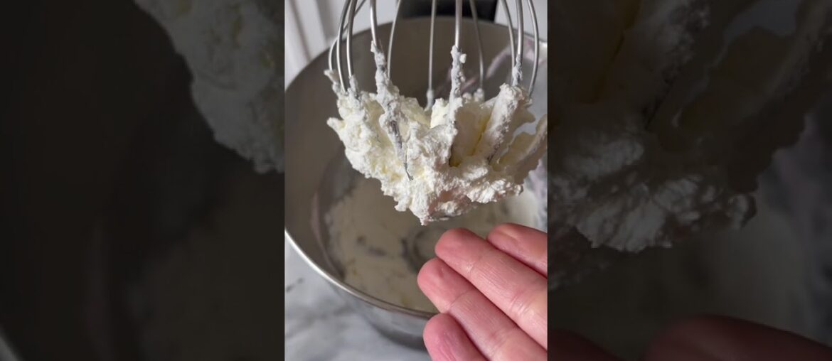 How to fix overwhipped cream - good to know for pies... #Shorts #mollyjwilk