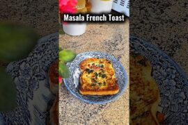 Masala French Toast Recipe | Spicy Indian Style Breakfast | #shorts