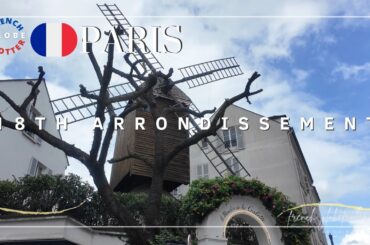 PARIS Montmartre 18th District Walk 4K 🇫🇷 Moulin➜ Rue Lepic ➜ Hidden Street➜ Church Interior