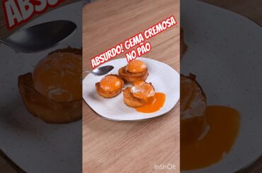 ABSURDO! Gema Cremosa no Pão 😱 | Creamy Egg Yolk Toast Recipe
