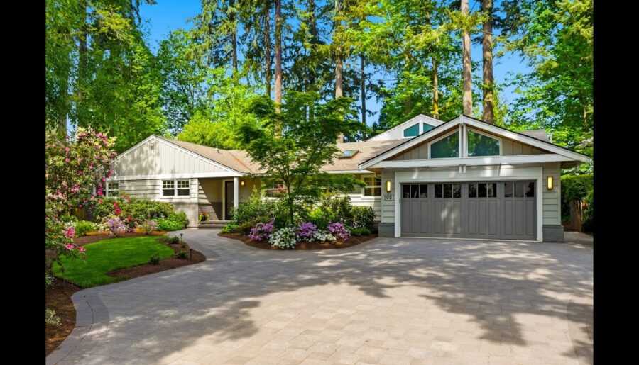 Refined Mid-Century in Forest Hills with Garden-Filled Grounds