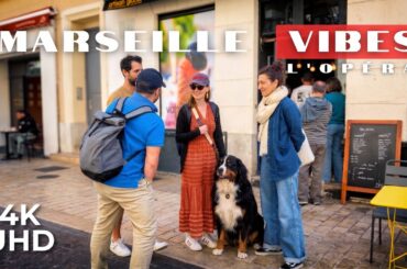 🇫🇷 Marseille Walking Tour 4K • Exploring Historic Streets & Opéra de Marseille