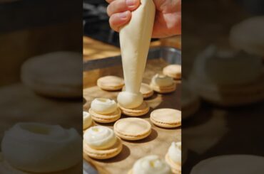 French Macarons Recipe  Easy Homemade Macarons That Melt In Your Mouth 😍 #Shorts
