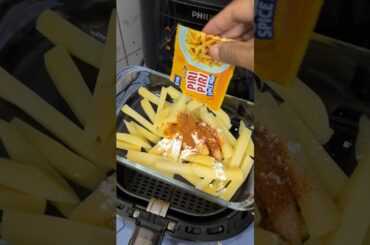 Guilt free french fries🍟 Recipe in Air Fryer🤤😋 Oil free French fries🍟🤤#shorts #shortsfeed  #viral