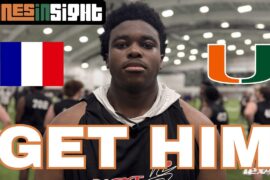FRENCH MONSTER: Miami Hurricanes Turn Up Heat on 6’6, 340 5 star OL Ismael Camara