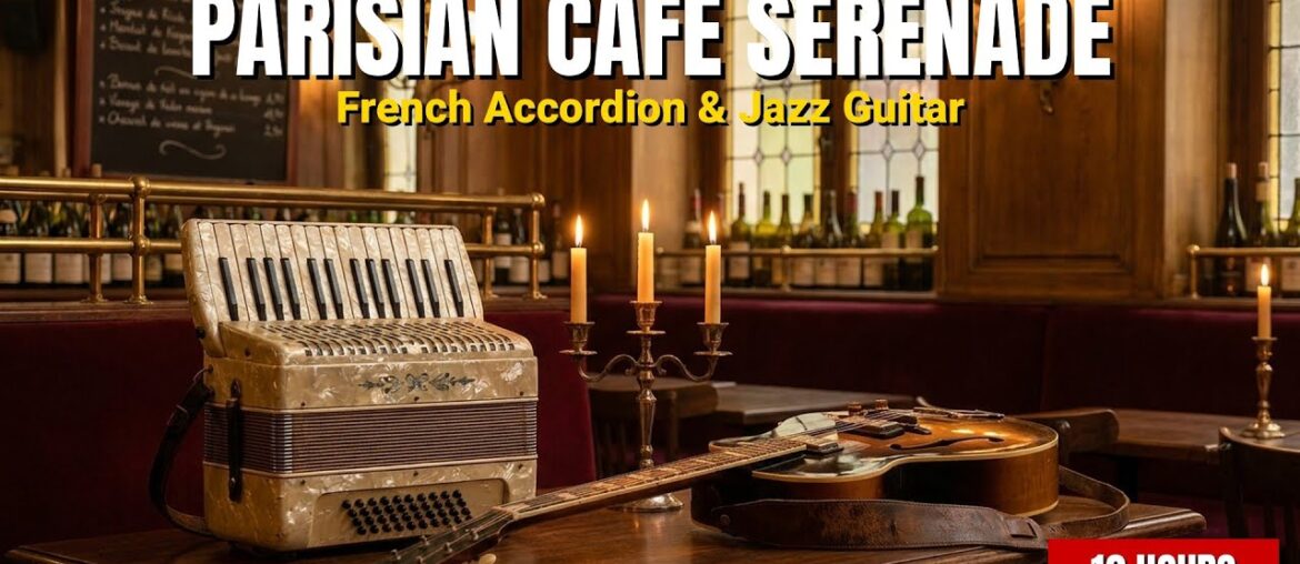 Parisian Café Serenade | 12 Hours French Background Music for Restaurants & Bistros