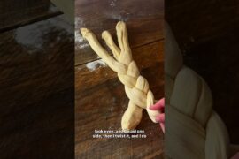 Braided French bread | Easy. #bread #madefromscratch #frenchbread