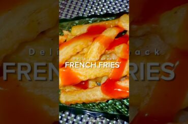 Super Crispy French Fries Recipe 🍟✨ #shorts #french #fry #recipe #streetfood #frenchfries #potato