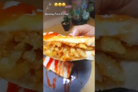 Cheesy Fries Toast Recipe | Easy Snack Idea 🍟#French fries #sandwiches #cheesetoast #recipe #snacks
