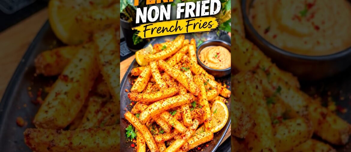 Peri peri French fries but non fried 🍟#yummy #food #youtube #recipe #fries #cooking #foodie #cook