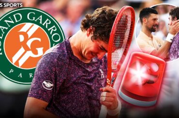 João Fonseca takes out Novak Djokovic in third round of French Open 🚨