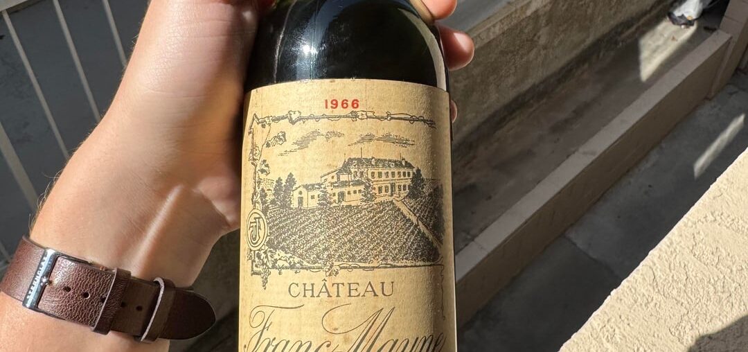 Picked up this 1966 Franc-Mayne Grand Cru Classé Château from an estate sale - what exactly do I have here? is it okay to drink?