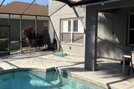 Has anyone converted a pool deck or terrace to an outdoor play area?