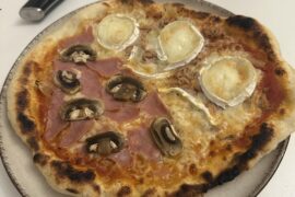 Pizza maison moitié moitié