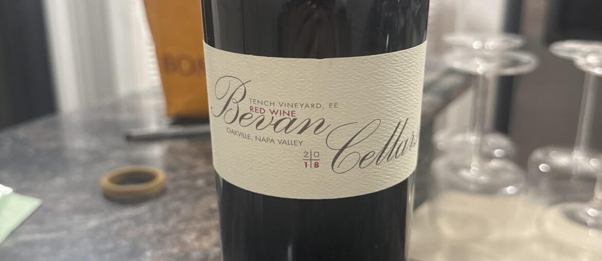 2018 Bevan Cellars
