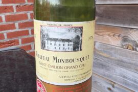 Birth year Bordeaux roulette: 1978 Château Monbousquet (St Émilion Grand Cru)