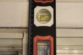 How do I hang a curtain with only 4.5cm of wall above the window?