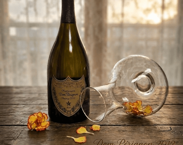 A poetic pairing: Dom Pérignon 2012 and Carnations. A perfect still life.
