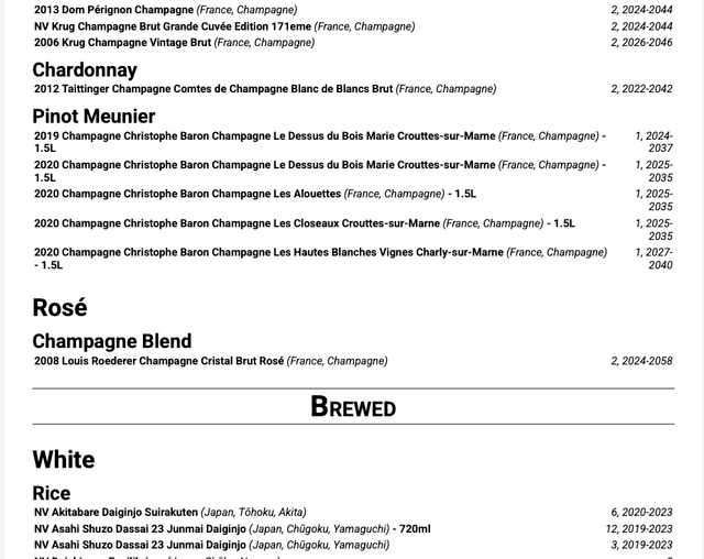 Thoughts on areas/wines to explore for adding to my cellar