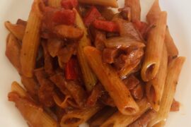 Au menu de ce midi : des penne rigate façon Ricorette