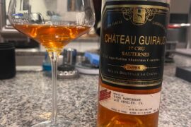 1988 Château Guiraud (with Banana’s Foster)