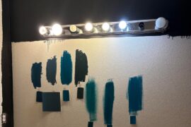 We are currently remodeling our bathroom.. the painters come tomorrow and we didn’t think it would be so soon. Help.