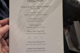 Chateau Musar tasting in Lebanon with Gaston Hochar himself