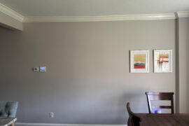 Awkward space on dining room wall