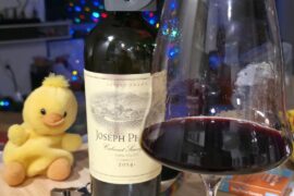 Coravin experiment! 2014 Joseph Phelps Cabernet Sauvignon, two weeks apart