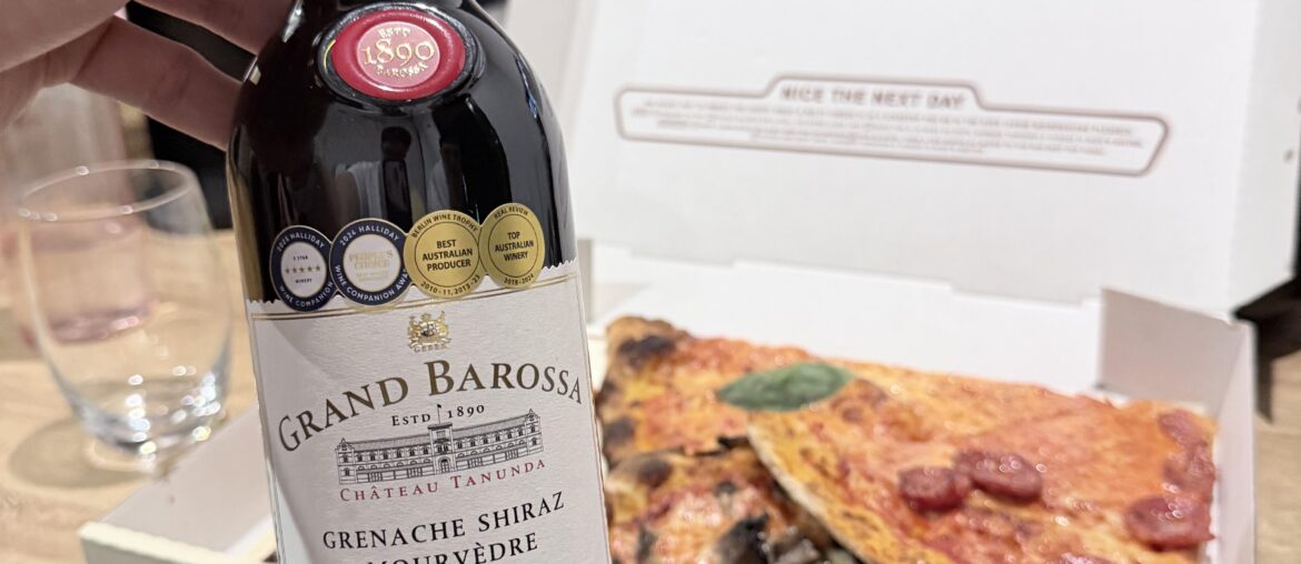 Barossa GSM and pizza night. 🍕🍷
